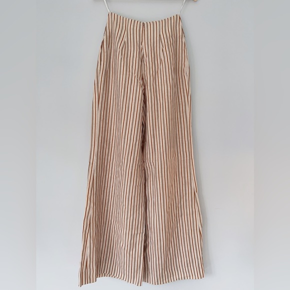 Zimmermann - Linen StripeWideleg Pant - Picture 2 of 5